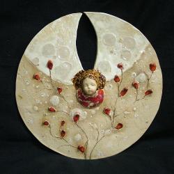 aniołek,ceramika,dekoracja - Ceramika i szkło - Wyposażenie wnętrz