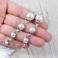 Kolczyki Srebrne kolczyki z perłami