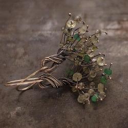 kolczyki w zieleni - Kolczyki - Biżuteria