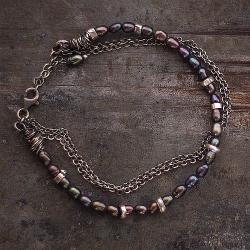bransoletka z perłami - Bransoletki - Biżuteria