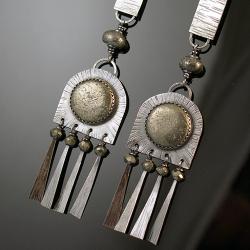 metaloplastyka,oryginalne,autorskie - Kolczyki - Biżuteria