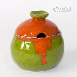 unikatowa cukierniczka ceramiczna - Ceramika i szkło - Wyposażenie wnętrz