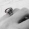 Pierścionki srebrny pierścień,cyrkonia,swarovski,wire-wrapping