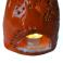 Świeczniki ceramika,handmade,lampion,pomarańczowy,prezent