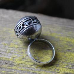 pierścionek srebro unikat - Pierścionki - Biżuteria