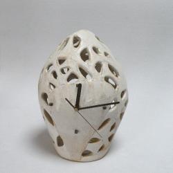 zegar stojący,ceramika artystyczna,unikat - Zegary - Wyposażenie wnętrz