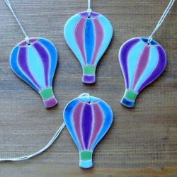 balony,podróżne,kolorowe,wesołe,zawieszki - Ceramika i szkło - Wyposażenie wnętrz