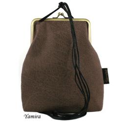 klasyczna,casual,bigiel,na krzyż,z biglem,brązowa - Na ramię - Torebki