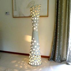 lampa,lampa podłogowa,lampa do salonu,art - Ceramika i szkło - Wyposażenie wnętrz