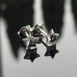 drobne kolczyki Swarovski Crystal gwiazdki - Kolczyki - Biżuteria