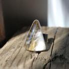 Pierścionki pierścionek srebro kwarc rutyl unikat