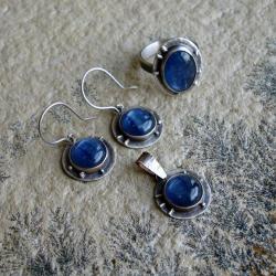 niebieski,indygo,błękitny,kyanit - Komplety - Biżuteria