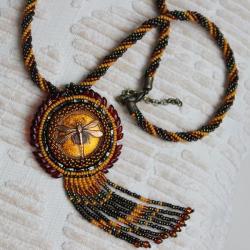 beading,reggae,crazywool,naszyjnik - Naszyjniki - Biżuteria